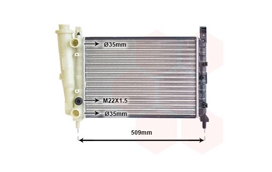 Radiator, engine cooling 17002040 International Radiators, Image 2