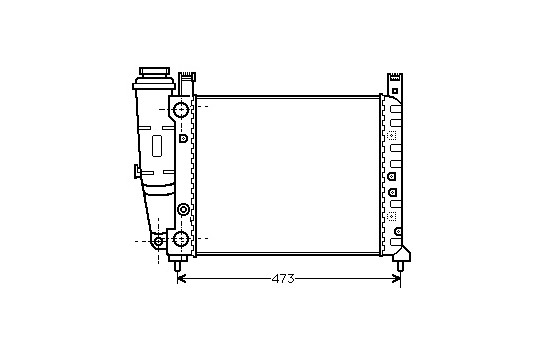 Radiator, engine cooling 17002047 International Radiators