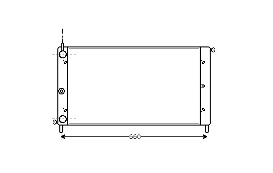 Radiator, engine cooling 17002058 International Radiators