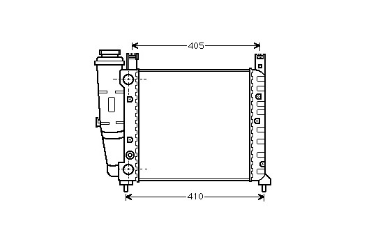 Radiator, engine cooling 17002076 International Radiators, Image 2