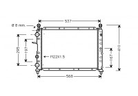 Radiator, engine cooling 17002109 International Radiators