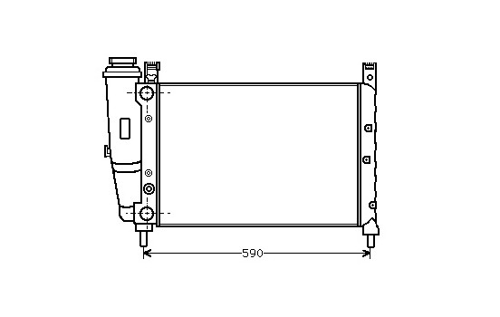 Radiator, engine cooling 17002122 International Radiators Plus