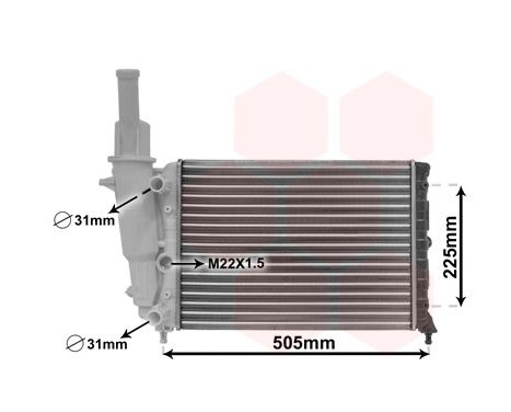 Radiator, engine cooling 17002138 International Radiators, Image 2