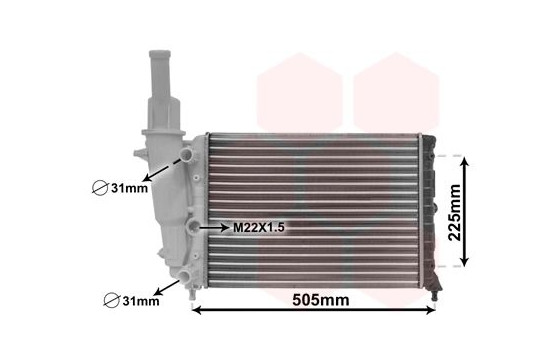 Radiator, engine cooling 17002138 International Radiators, Image 2
