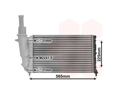 Radiator, engine cooling 17002139 International Radiators, Image 2