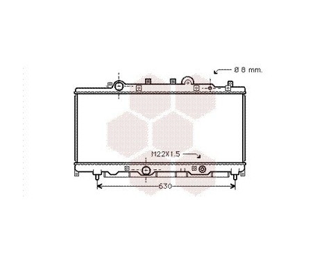 Radiator, engine cooling 17002148 International Radiators, Image 2