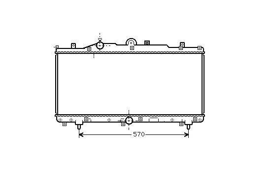 Radiator, engine cooling 17002166 International Radiators