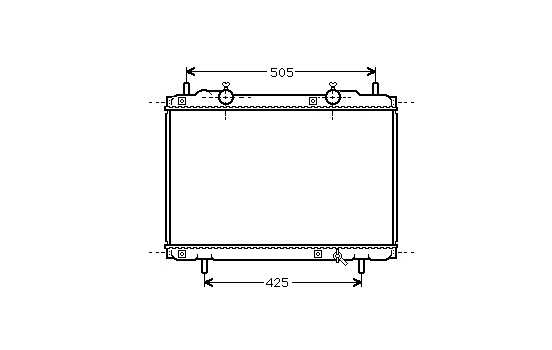 Radiator, engine cooling 17002167 International Radiators