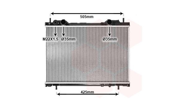 Radiator, engine cooling 17002184 International Radiators, Image 2