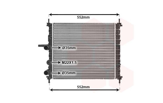 Radiator, engine cooling 17002201 International Radiators, Image 2