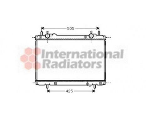 Radiator, engine cooling 17002207 International Radiators, Image 2