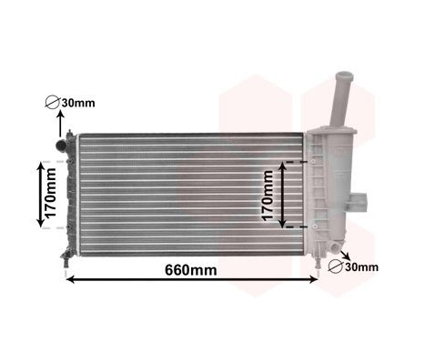 Radiator, engine cooling 17002208 International Radiators, Image 2