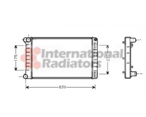 Radiator, engine cooling 17002212 International Radiators, Image 2