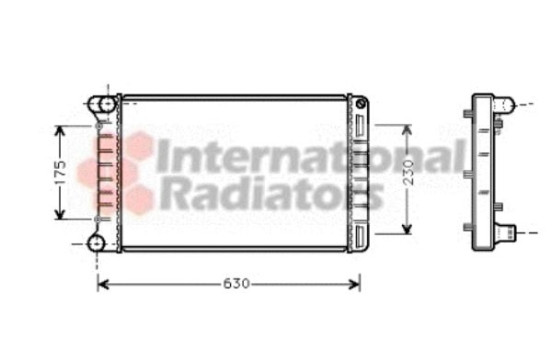 Radiator, engine cooling 17002212 International Radiators, Image 2