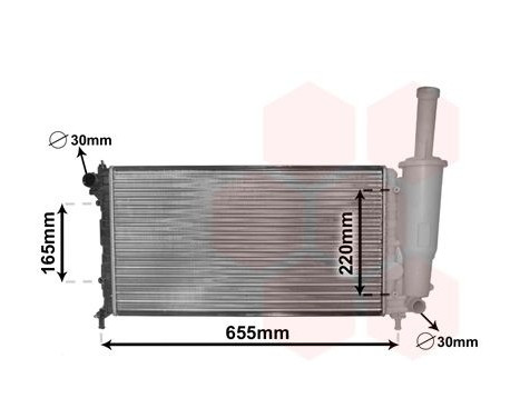 Radiator, engine cooling 17002218 International Radiators, Image 2