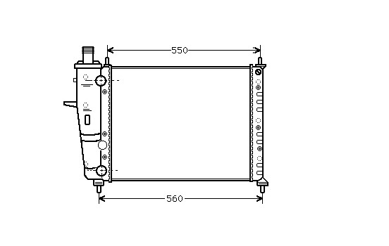 Radiator, engine cooling 17002233 International Radiators
