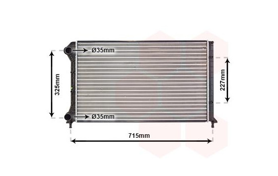 Radiator, engine cooling 17002262 International Radiators, Image 2