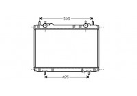 Radiator, engine cooling 17002270 International Radiators