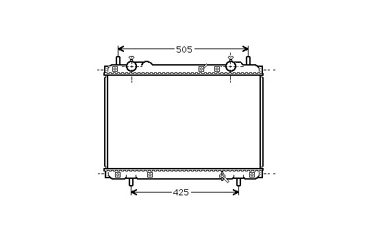 Radiator, engine cooling 17002270 International Radiators
