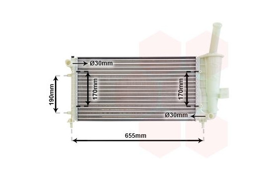 Radiator, engine cooling 17002281 International Radiators, Image 2