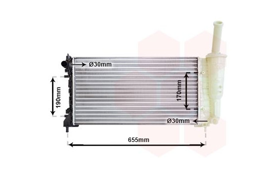 Radiator, engine cooling 17002297 International Radiators, Image 2