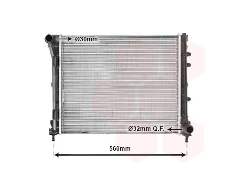 Radiator, engine cooling 17002346 International Radiators, Image 2