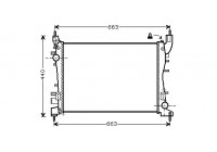 Radiator, engine cooling 17002358 International Radiators