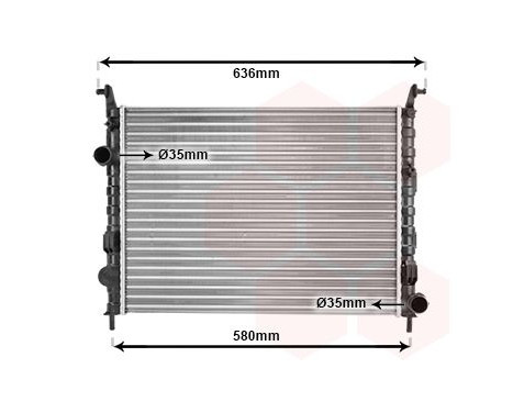 Radiator, engine cooling 17002371 International Radiators, Image 2