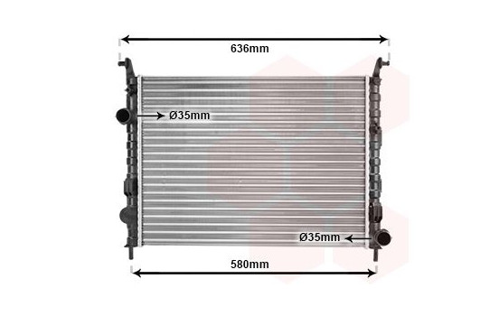 Radiator, engine cooling 17002371 International Radiators, Image 2