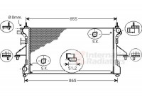 Radiator, engine cooling 17002398 International Radiators