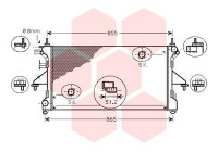 Radiator, engine cooling 17002399 International Radiators