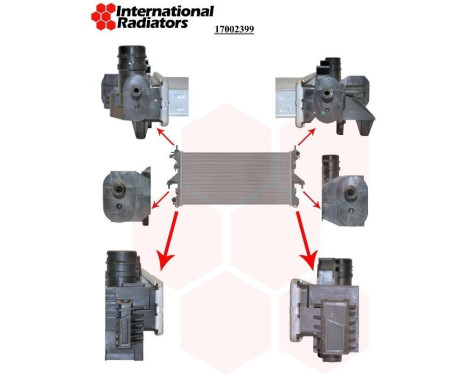 Radiator, engine cooling 17002399 International Radiators, Image 3