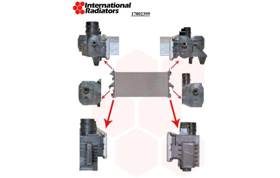 Radiator, engine cooling 17002399 International Radiators, Image 3