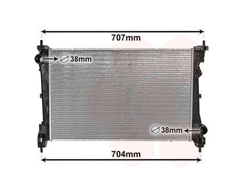 Radiator, engine cooling 17002454 International Radiators