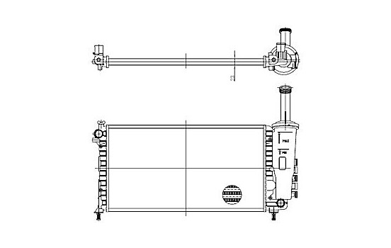 Radiator, engine cooling 17002999 International Radiators