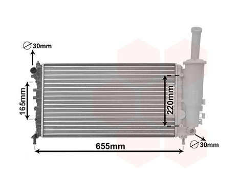 Radiator, engine cooling 17002999 International Radiators, Image 2