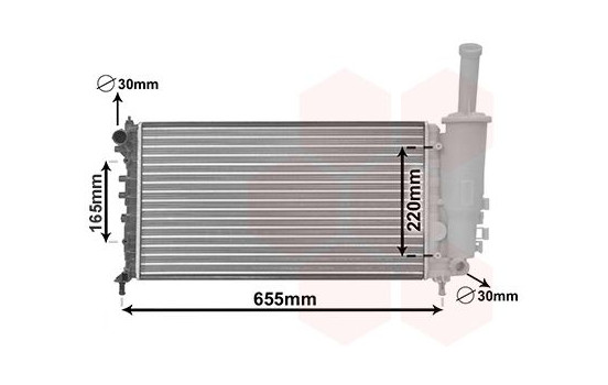 Radiator, engine cooling 17002999 International Radiators, Image 2
