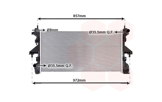 Radiator, engine cooling 17012717 International Radiators