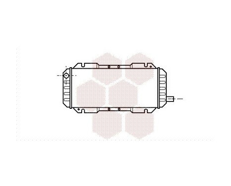 Radiator, engine cooling 18002004 International Radiators