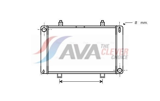 Radiator, engine cooling 18002037 International Radiators