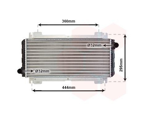 Radiator, engine cooling 18002044 International Radiators