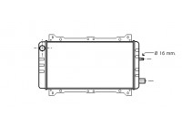 Radiator, engine cooling 18002047 International Radiators