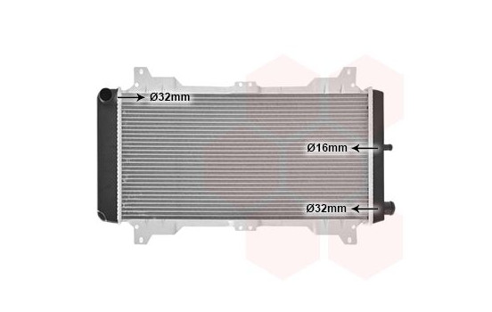 Radiator, engine cooling 18002047 International Radiators, Image 2