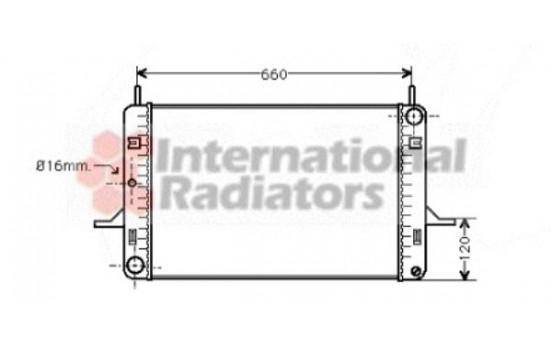 Radiator, engine cooling 18002060 International Radiators