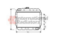 Radiator, engine cooling 18002065 International Radiators