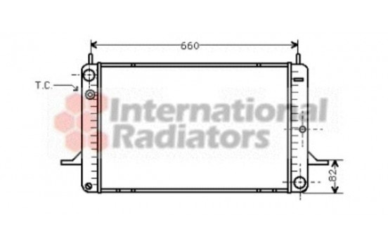 Radiator, engine cooling 18002070 International Radiators