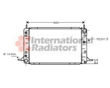 Radiator, engine cooling 18002113 International Radiators
