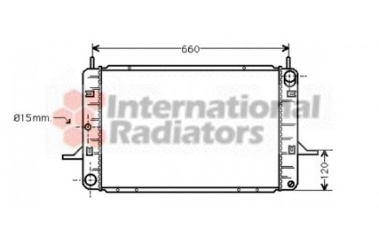 Radiator, engine cooling 18002123 International Radiators