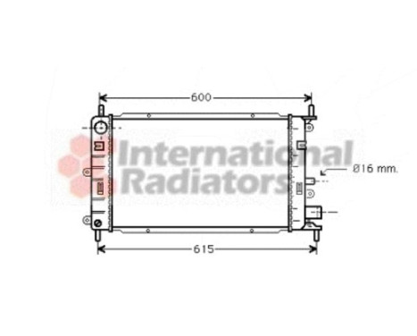 Radiator, engine cooling 18002150 International Radiators