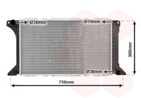 Radiator, engine cooling 18002168 International Radiators